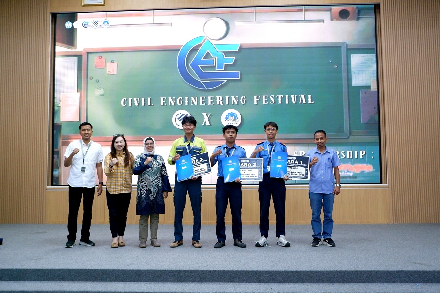 Pemenang Kategori Balsa Bridge Competition (BBC), Education of Civil Engineering (ECIVE) 2026 Teknik Sipil ITN Malang