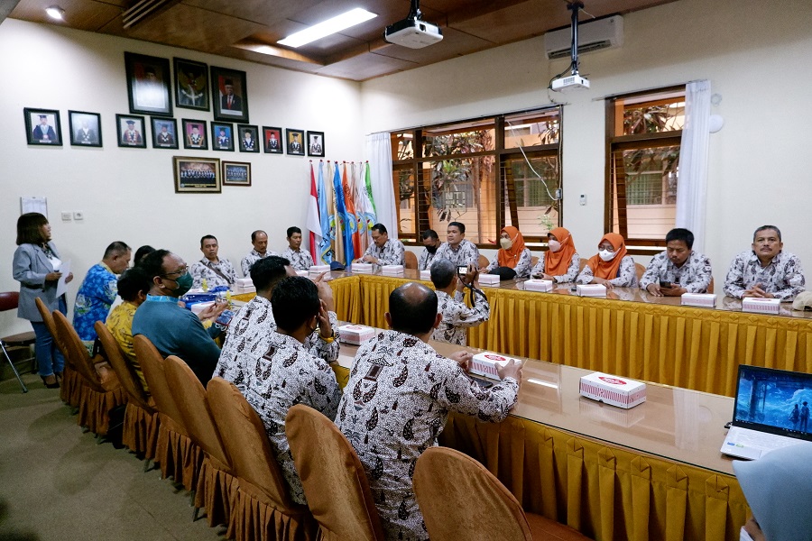 FTSP ITN Malang menerima rombongan SMK Negeri 2 Yogyakarta di Ruang Sidang FTSP, Kampus 1 ITN Malang