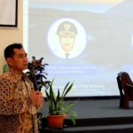 Kepala Bappeda Kabupaten Malang, Ir Tomie Herawanto MP, memaparkan strategi wisata berkelanjutan Bromo Tengger Semeru, pada Seminar Nasional PWK ITN Malang