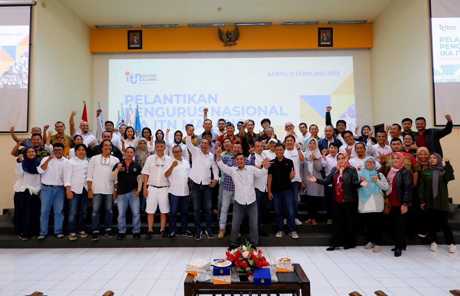 Pengurus Nasional Ikatan Alumni (IKA) ITN Malang resmi dilantik