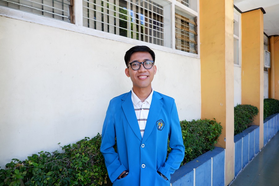 Muhamad Fildzah Rake Maqomi, lulusan terbaik Prodi Perencanaan Wilayah dan Kota (PWK) S-1, ITN Malang, pada wisuda ke 69 periode I tahun 2023