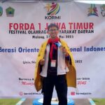 Bintang Ramadhan Satya, anggota Himakpa ITN Malang Juara 3 Orienteering Labirint, Festival Olahraga Masyarakat Daerah 1 Jawa Timur (FORDA 1 Jatim) 2023