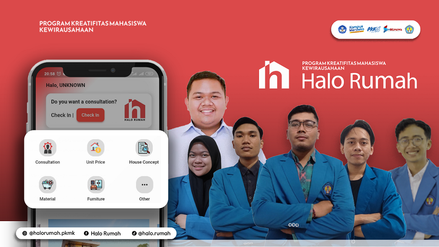 Tim Halo Rumah Program Kreativitas Mahasiswa Kewirausahaan (PKM-K), ITN
