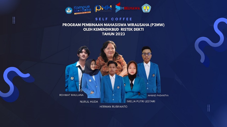 Tim Program Pembinaan Mahasiswa Wirausaha (P2MW) 2023 Kopi Self ITN Malang.