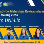 Tim Uni-Lip Program Kreativitas Mahasiswa Kewirausahaan (PKM-K) ITN Malang 2023.
