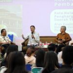 PJ Wali Kota Malang, Dr. Ir. Wahyu Hidayat, MM_ saat memberi materi pada diskusi “Perbincangan Intens Tata Ruang (Pintar)” PWK ITN Malang