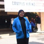 Riska Nanda Sintya Dewi wisudawan terbaik Teknik Sipil S-1, FTSP, ITN Malang, pada wisuda ke-71 periode 1 tahun 2024