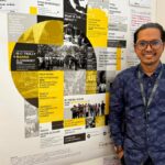 M. Nelza Mulki Iqbal, ST., M.Sc., Dosen Arsitektur S-1, ITN Malang, bersama karyanya sebagai pemenang penghargaan Architecture Research Poster Competition 2024 di University of Sheffield, Inggris