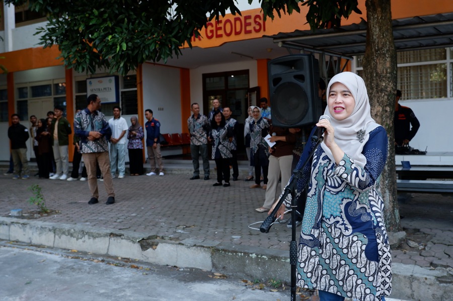 Dekan FTSP ITN Malang Dr. Debby Budi Susanti, ST., MT., saat membuka PKKMB prodi