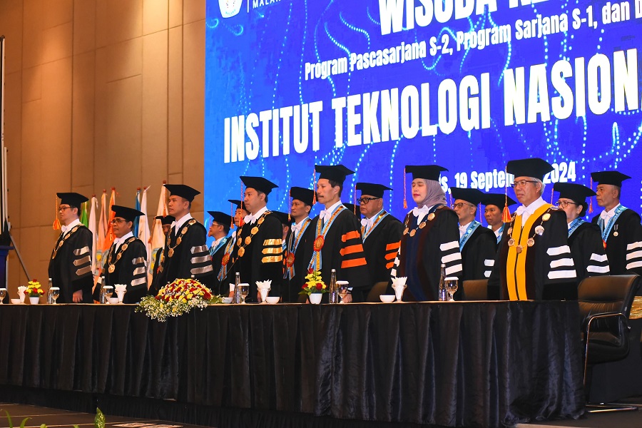 ITN Malang menggelar Wisuda ke-72 Periode II Tahun 2024, diikuti 578 wisudawan