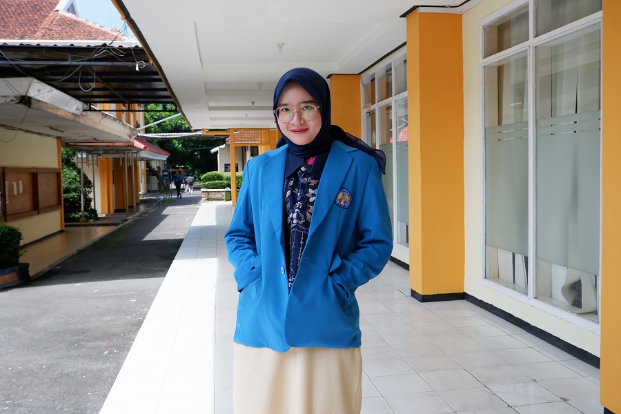 Widya Poean Maharani, lulusan terbaik Arsitektur S-1, Fakultas Teknik Sipil dan Perencanaan (FTSP), ITN Malang pada wisuda ke 73 tahun 2025