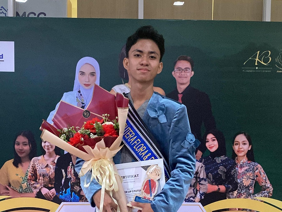 Rahim, mahasiswa Teknik Sipil S-1 ITN Malang meraih Runner Up 1 Duta Flora & Fauna Jatim