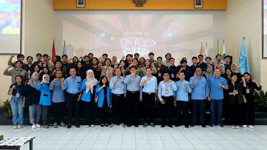 FTSP Cup 2025 ITN Malang resmi dibuka diikuti mahasiswa, dosen, dan staf di lingkungan FTSP.