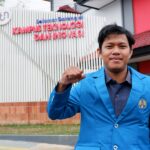 Herman Rubiyanto, lulusan terbaik Teknik Sipil S-1, Fakultas Teknik Sipil dan Perencanaan (FTSP) ITN Malang pada wisuda ke 74 periode II tahun 2025