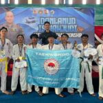 Kontingen Taekwondo ITN Malang berlaga di Kejuaraan Taekwondo “Danlanud Iswahjudi Cup Taekwondo Championship 2025” Madiun