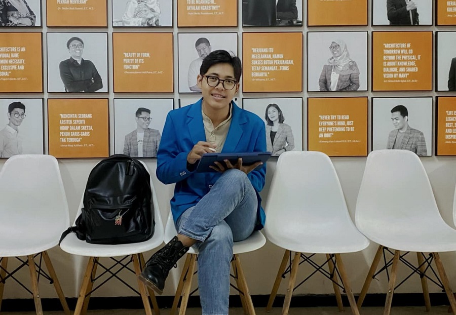 Vito Krisna Ary Wijaya, lulusan terbaik Arsitektur S-1, Fakultas Teknik Sipil dan Perencanaan (FTSP), ITN Malang pada wisuda ke 74 periode II tahun 2025