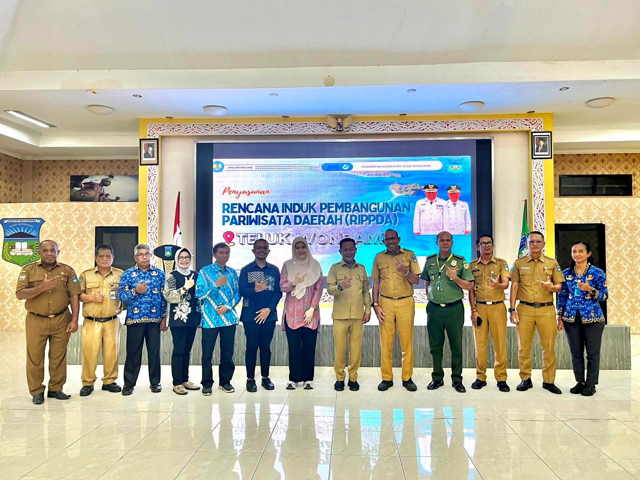 ITN Malang mendampingi Kabupaten Teluk Wondama menyusun Rencana Induk Pembangunan Pariwisata Daerah (RIPPDA)