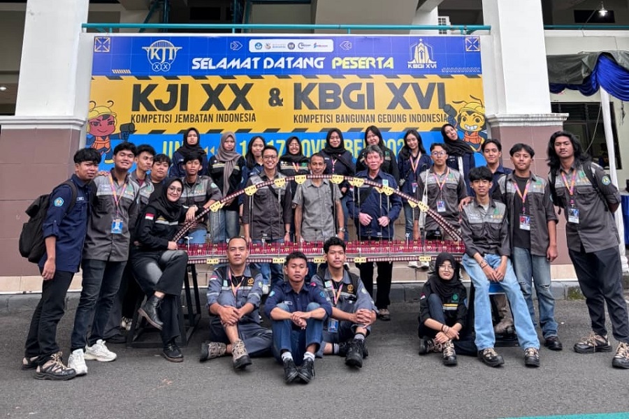 Tim KJI XX, dan KBGI XVI Teknik Sipil ITN Malang 2025